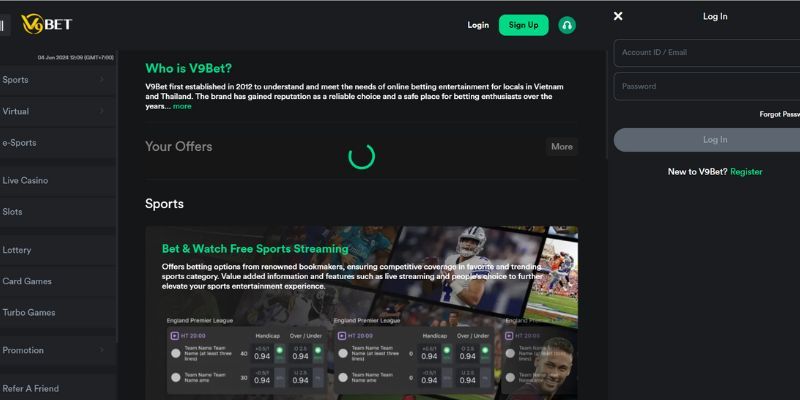 Đăng ký V9bet trải nghiệm kho game phong phú