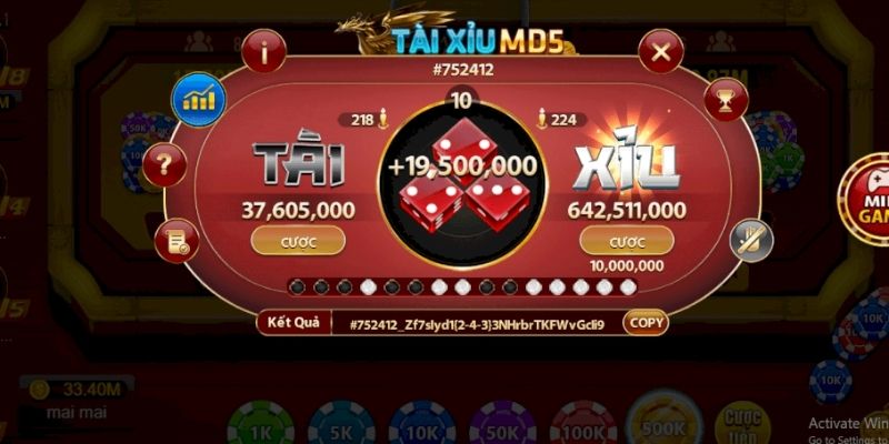Sơ lược về tựa game tài xỉu MD5 hấp dẫn