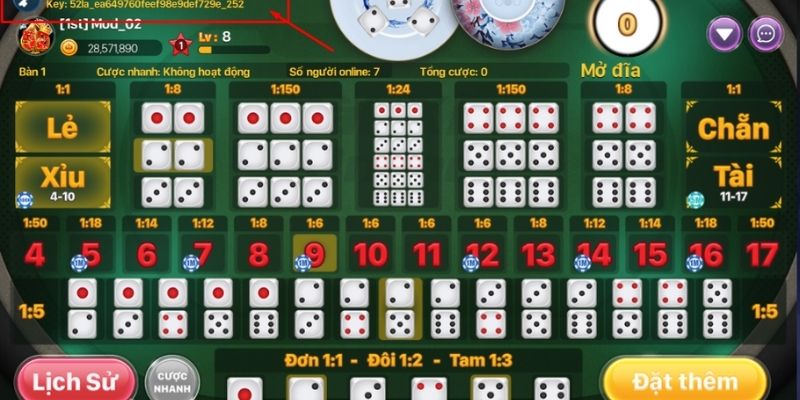 Luật chơi của tựa game tài xỉu MD5