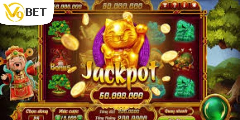 Trò chơi nổ hũ thần tài nổi bật tại V9BET
